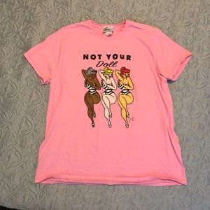 XL Not Your Doll Tee Vixen by Micheline Pitt